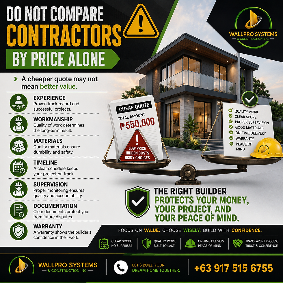 Seven Items Commonly Missing From Cheap Construction Quotations
