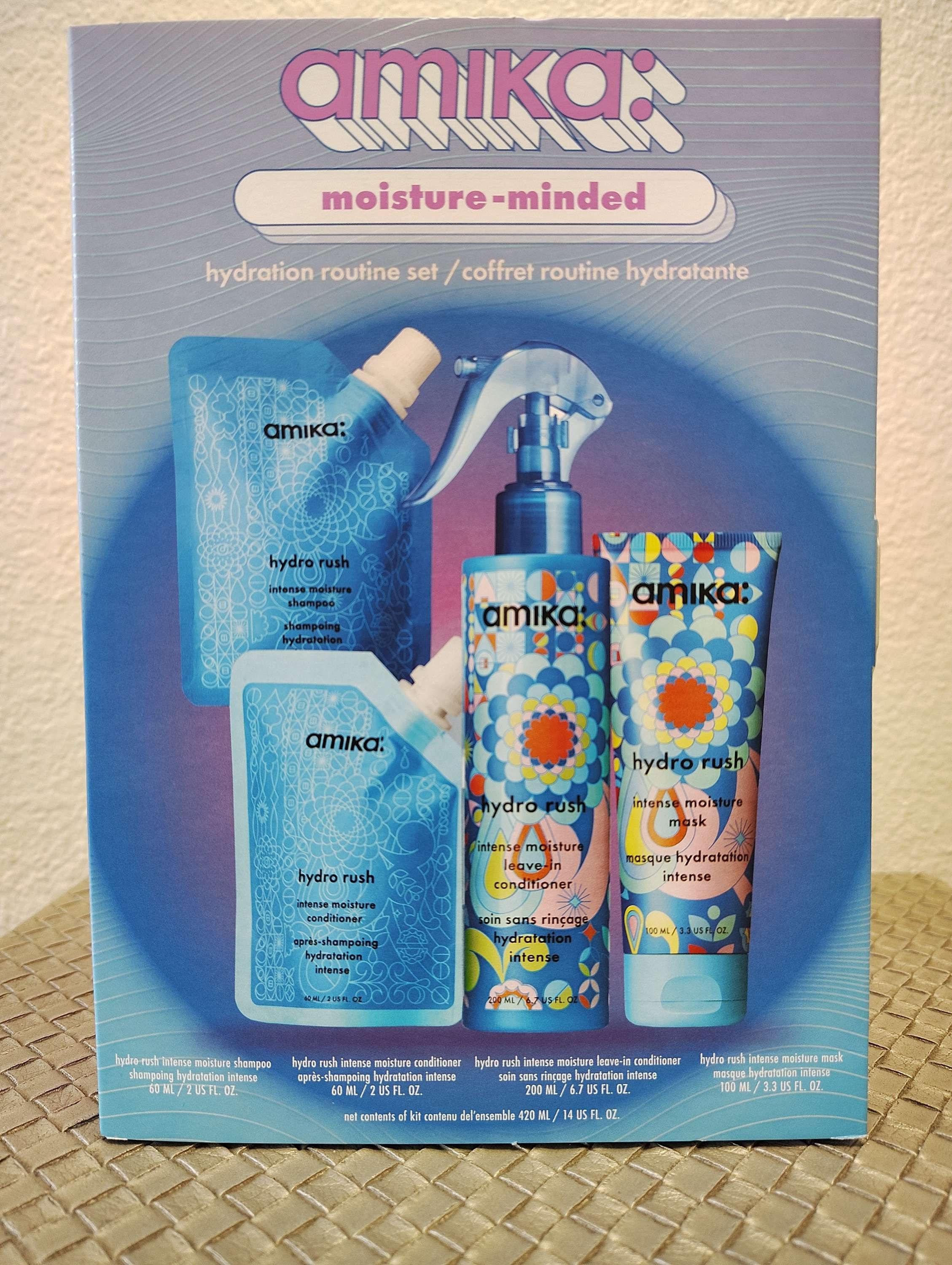 Amika: Moisture-Minded Hydration Routine Set