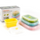 Thumbnail: #Transformer# 4 PCs Silicone Food Storage Containers Lunch Bento Box(pack of 4)