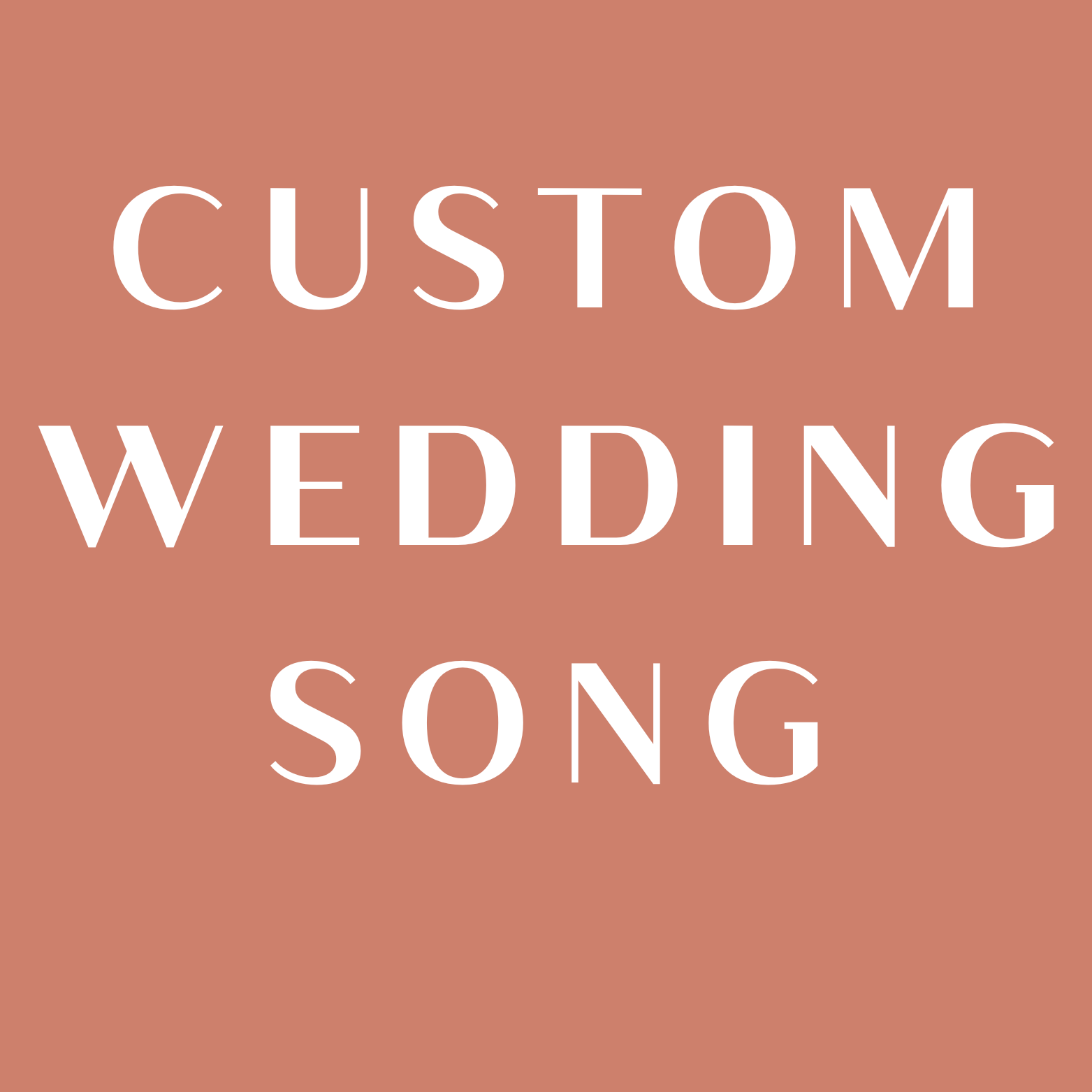 Custom Wedding Song