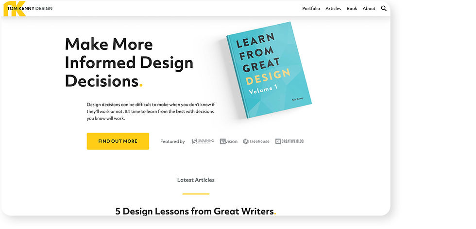 Tom Kenny Learn from great design