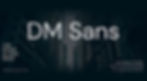 DM Sans font