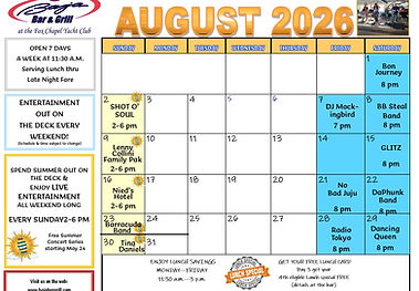 August 2026 Calendar