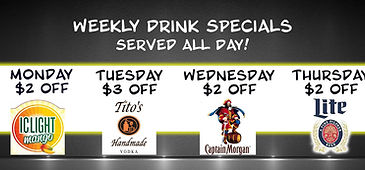 Baja Bar & Grill May Drink Specials