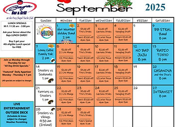 SEPT 2025 Calendar