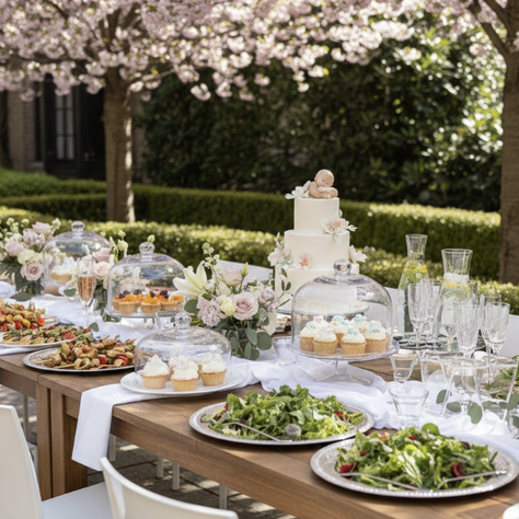 Catering para bautizos en primavera