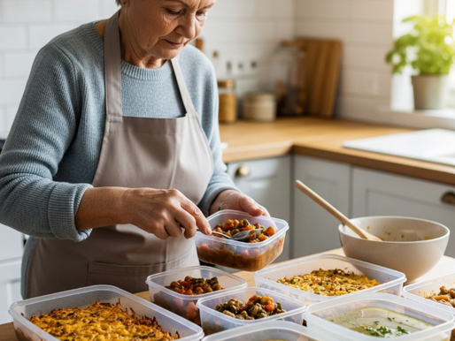 Cómo congelar comida casera para personas mayores