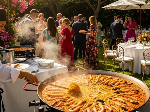 Menú completo para evento con paella incluida