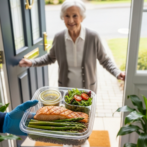 Menús para personas mayores con colesterol alto a domicilio