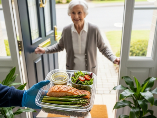 Menús para personas mayores con colesterol alto a domicilio