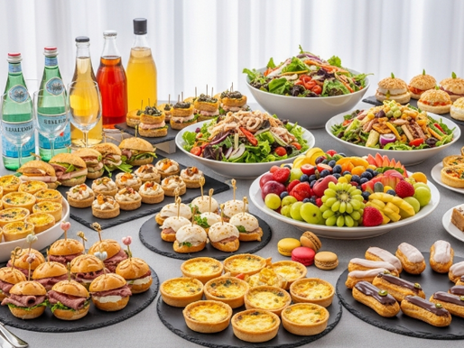¿Qué tipo de comida se ofrece en un catering empresarial?