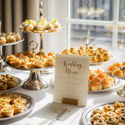 Ideas de menús para bodas