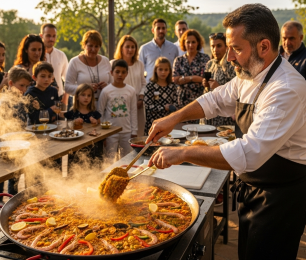 Paellas en directo: una experiencia para tus invitados