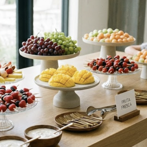 Catering de fruta para eventos con niños