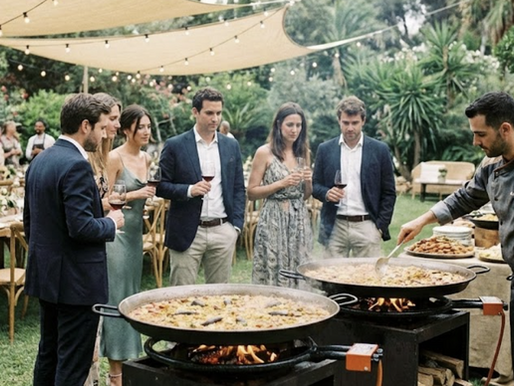 Paellas showcooking en Madrid: experiencia en vivo para eventos