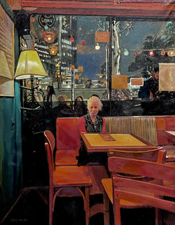 Magic woman » 2024 olio su tela cm 78 x 100