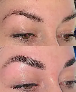 Claudia Odey brow lamination before and after 6.webp