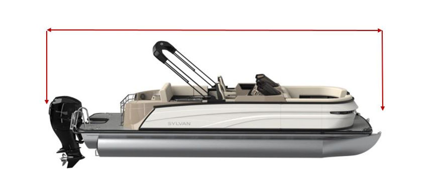 how to measure a pontoon boat for shrinkwarpping.JPG