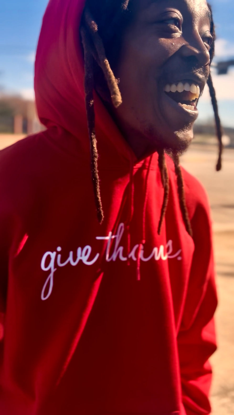 Thumbnail: "Give thanks" Hoodie