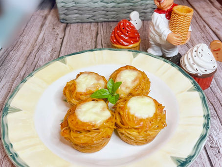 Spaghetti Cupcakes Tortini di Spaghetti Recipe of the Week #181