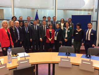 Déplacement à Bruxelles avec la Commission des Affaires culturelles et de l'Education