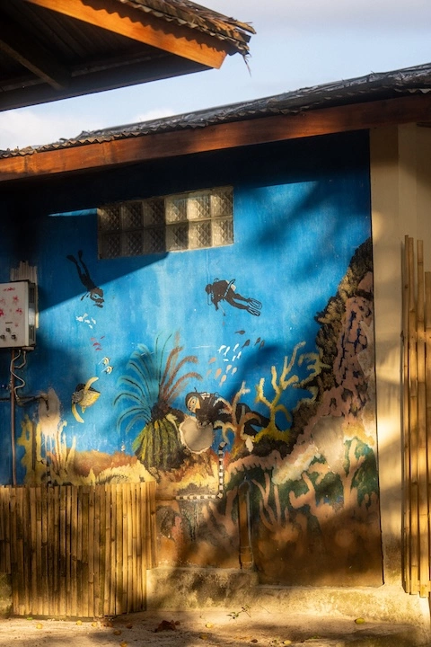 Celebes Divers mural