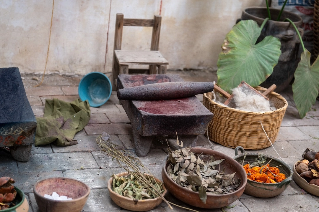 Natural wool dyes from Teotitlán del Valle