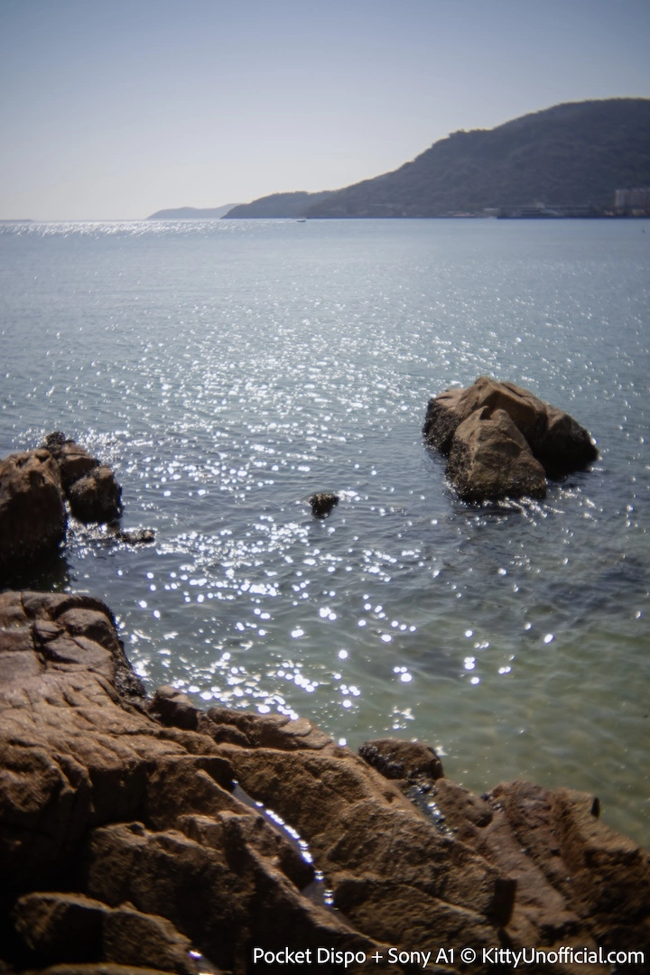 picture of the sea with Pocket Dispo lens on Sony A1