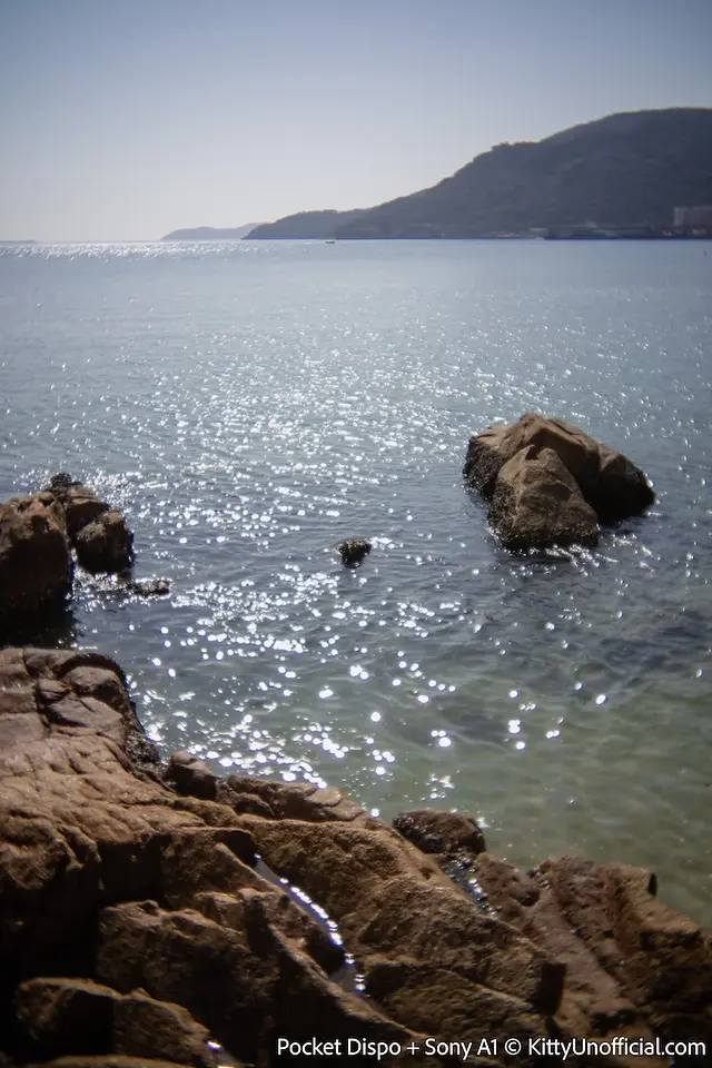 picture of the sea with Pocket Dispo lens on Sony A1