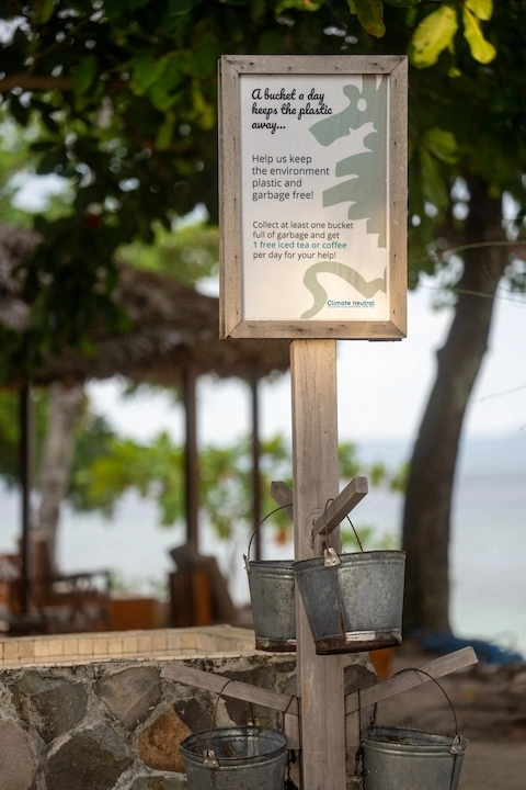 a bucket a day keeps the plastic away