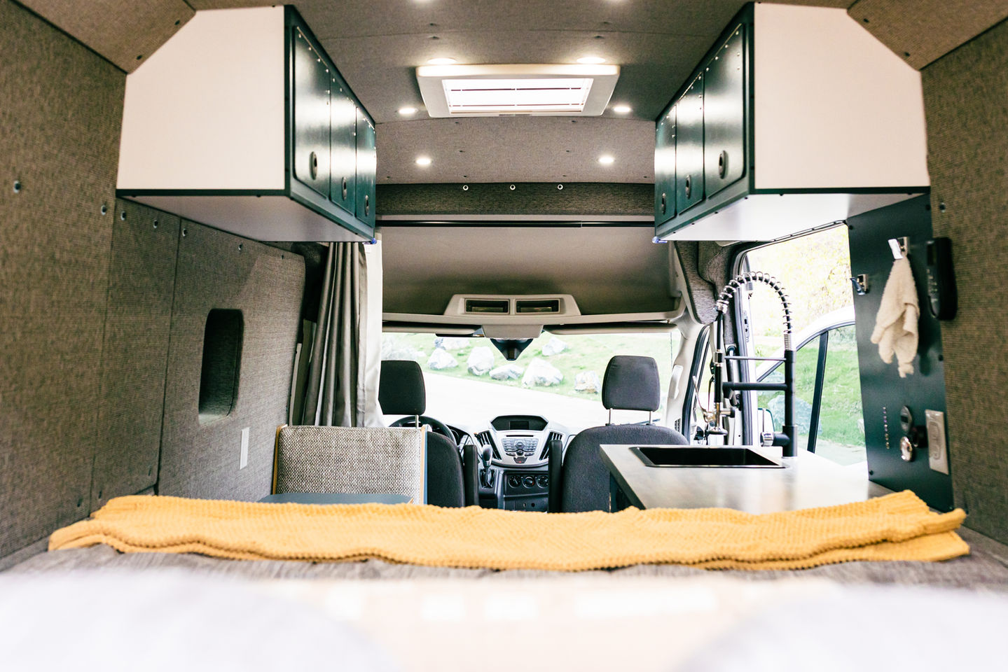 Open layouts for comfortable vans