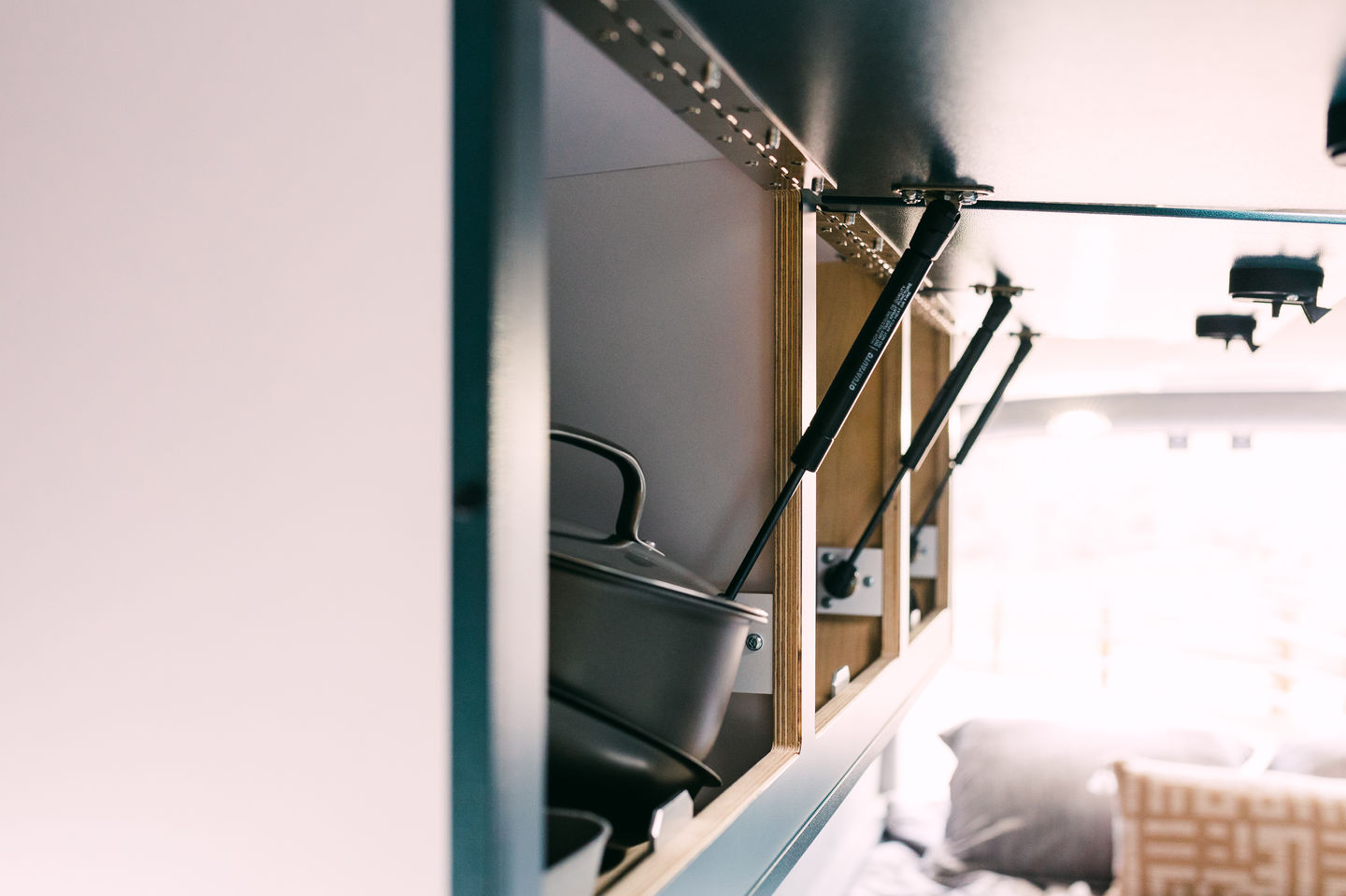 plenty of storage is a must on an trip in your van.