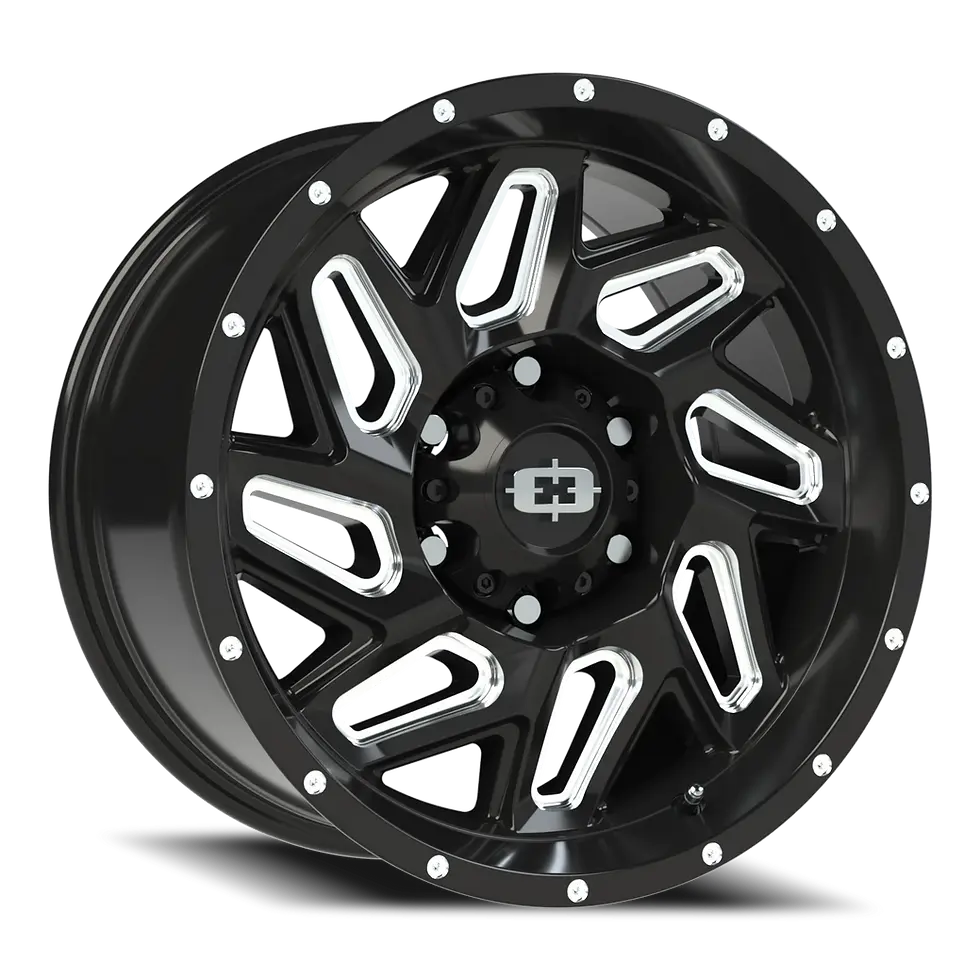 サムネイル： VISION 361 Spyder GBMS Gloss Black / Milled Spokes(グロスブラック/マイルドスポーク)【17インチシリーズ】