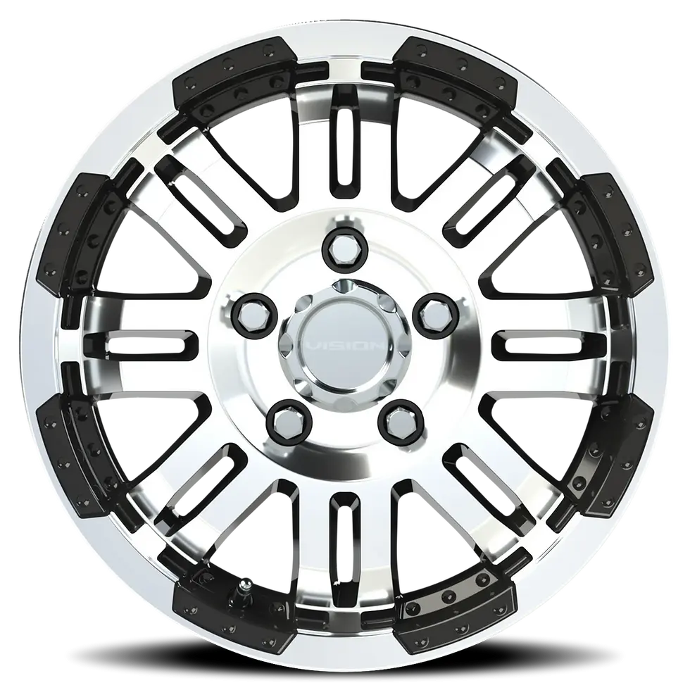サムネイル： 375 Warrior Trailer GBMF(Gloss Black / Machined Face)グロスブラック/マシーン【16インチシリーズ】