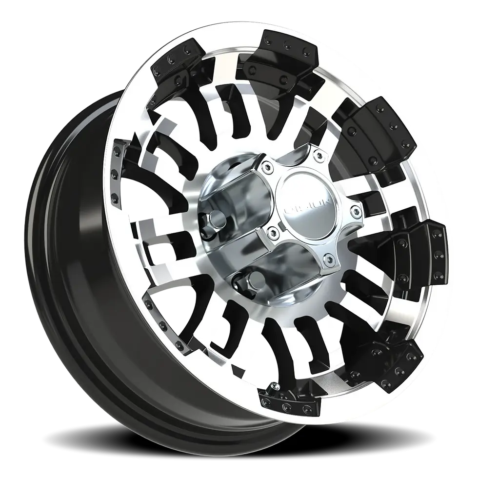 サムネイル： VISION 375 Warrior Trailer GBMF Gloss Black / Machined Face(グロスブラック/マシーン)【14インチ】