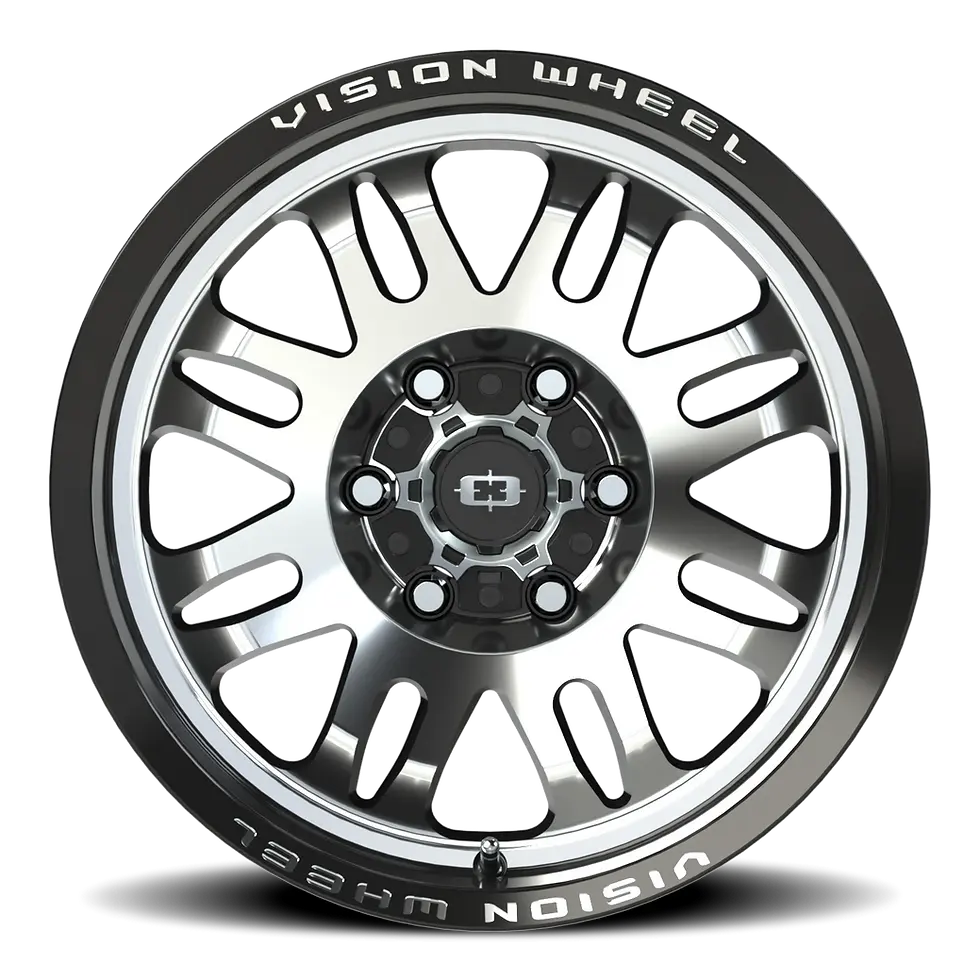 サムネイル： VISION 409 Inferno GBMF Gloss Black / Machined Face(グロスブラック/マシーン)【17インチシリーズ】