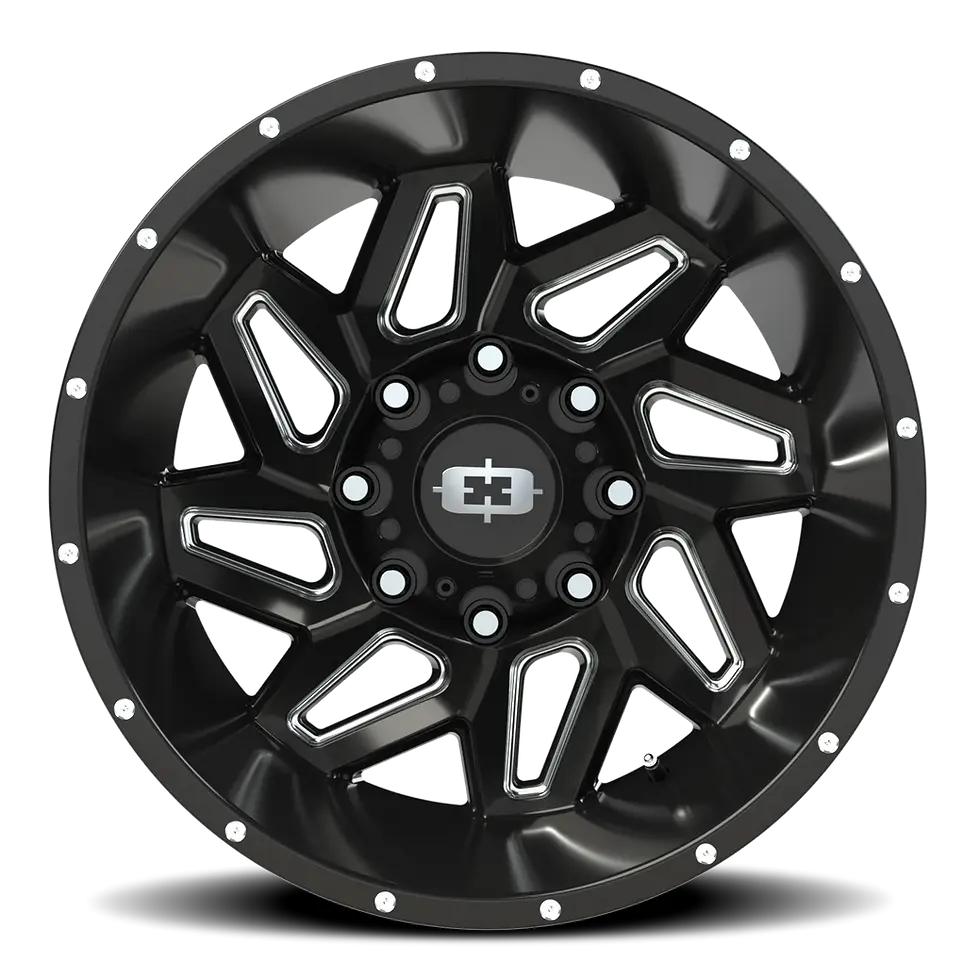 サムネイル： VISION 361 Spyder GBMS Gloss Black / Milled Spokes(グロスブラック/マイルドスポーク)【20インチシリーズ】