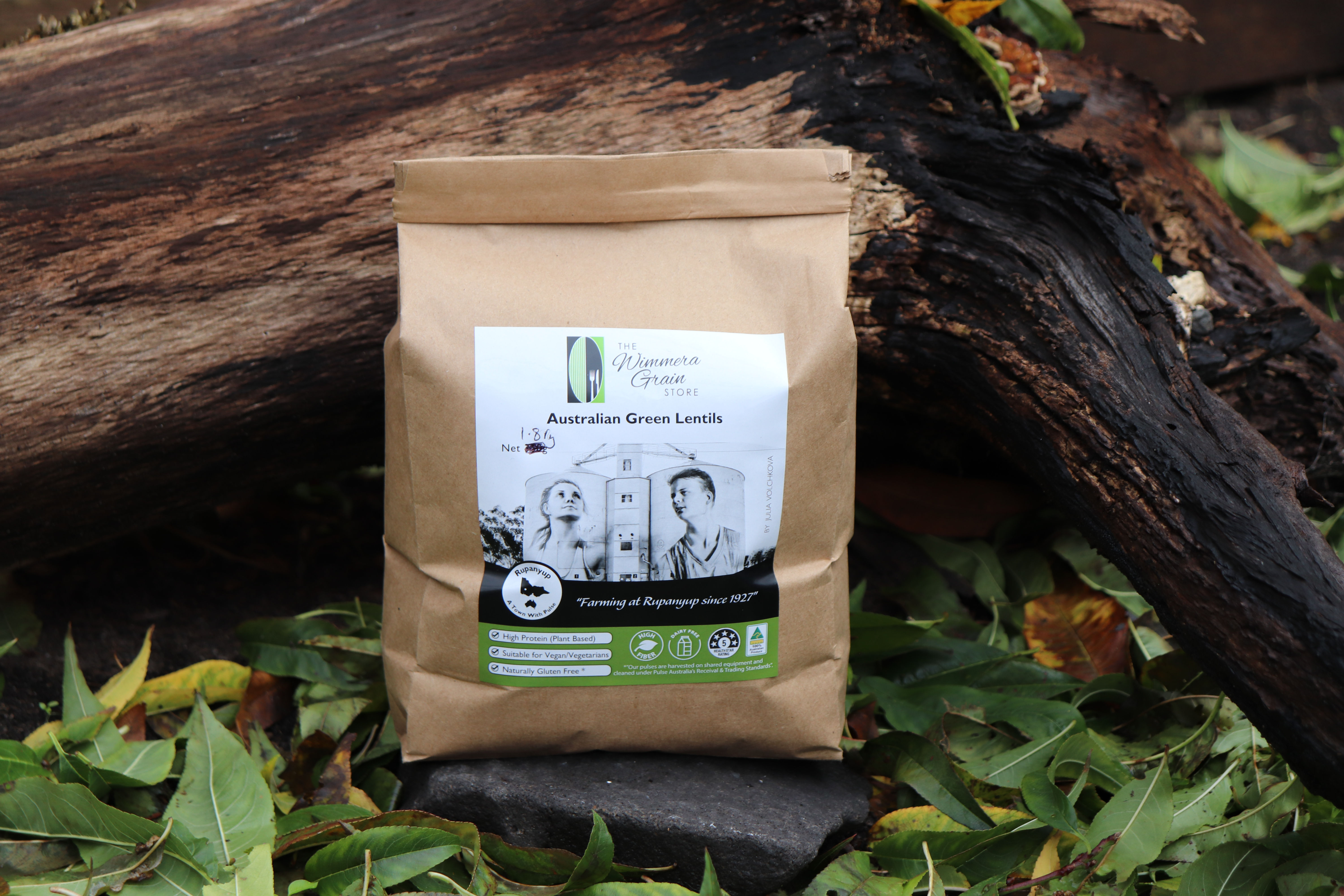 Australian Green Lentils 1.5kg