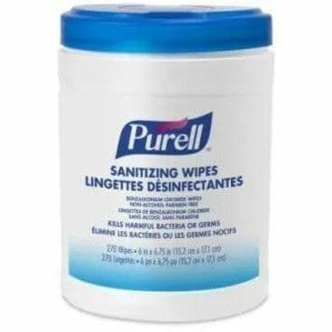 PURELL Hand Sanitizing Wipes 270 Count Eco-Fit Canister - 6/Carton
