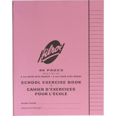 Hilroy Notebook - 80 Pages - Ruled Front Ruling - 0.31"" (8 mm) Ruled - 7 1/8""