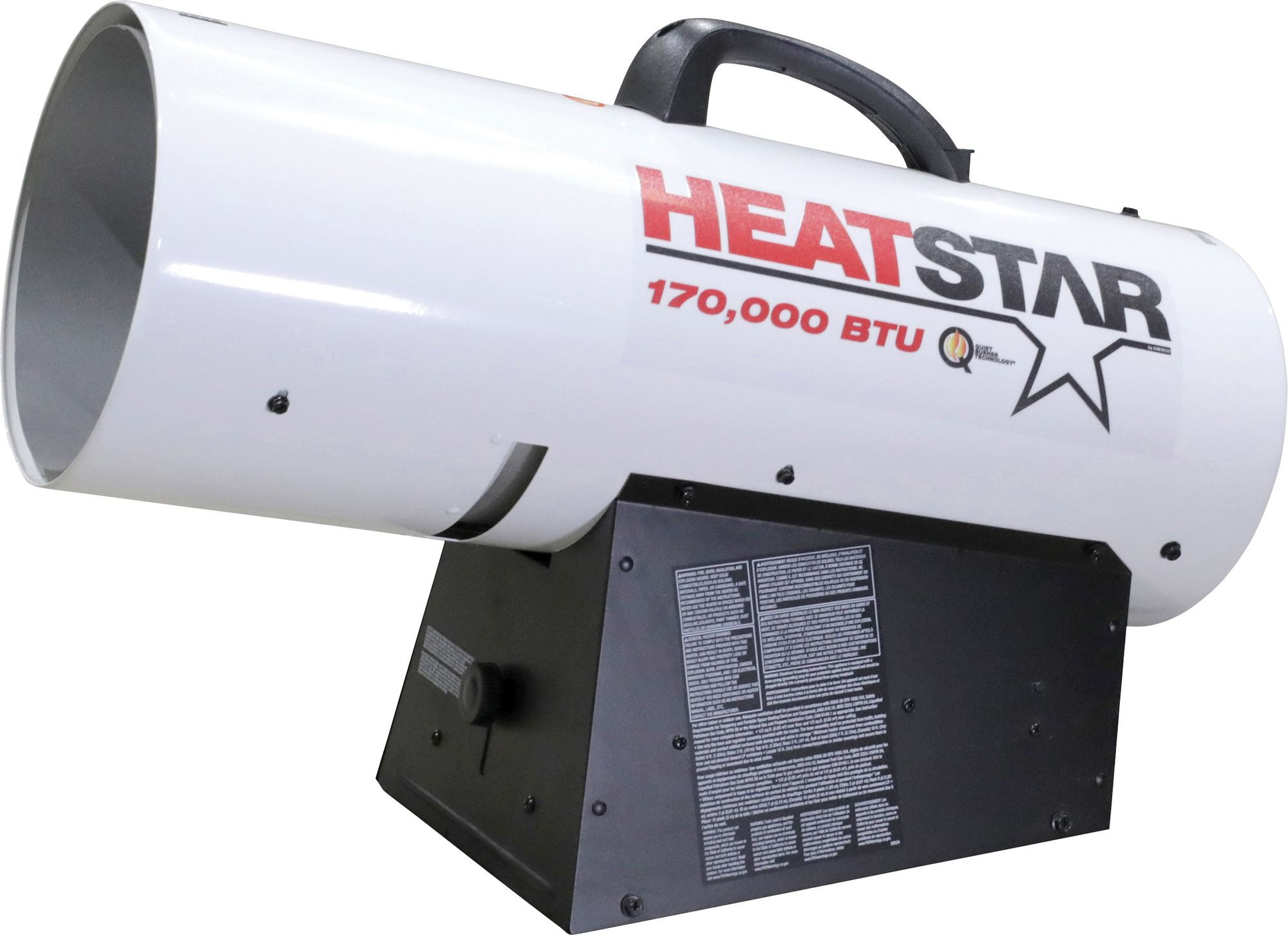 125,000 to 170,000 BTU Forced-Air Propane Heater with Quiet-Burner Technology