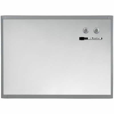 Quartet Dry Erase Board - 14" (355.60 mm) Width x 11" (279.40 mm) Height - Silve