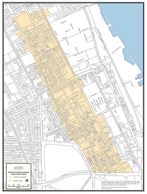 North End Halifax Business Association Boundries Map