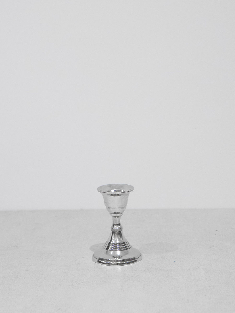 Thumbnail: Silver Traditional Candlestick Holder