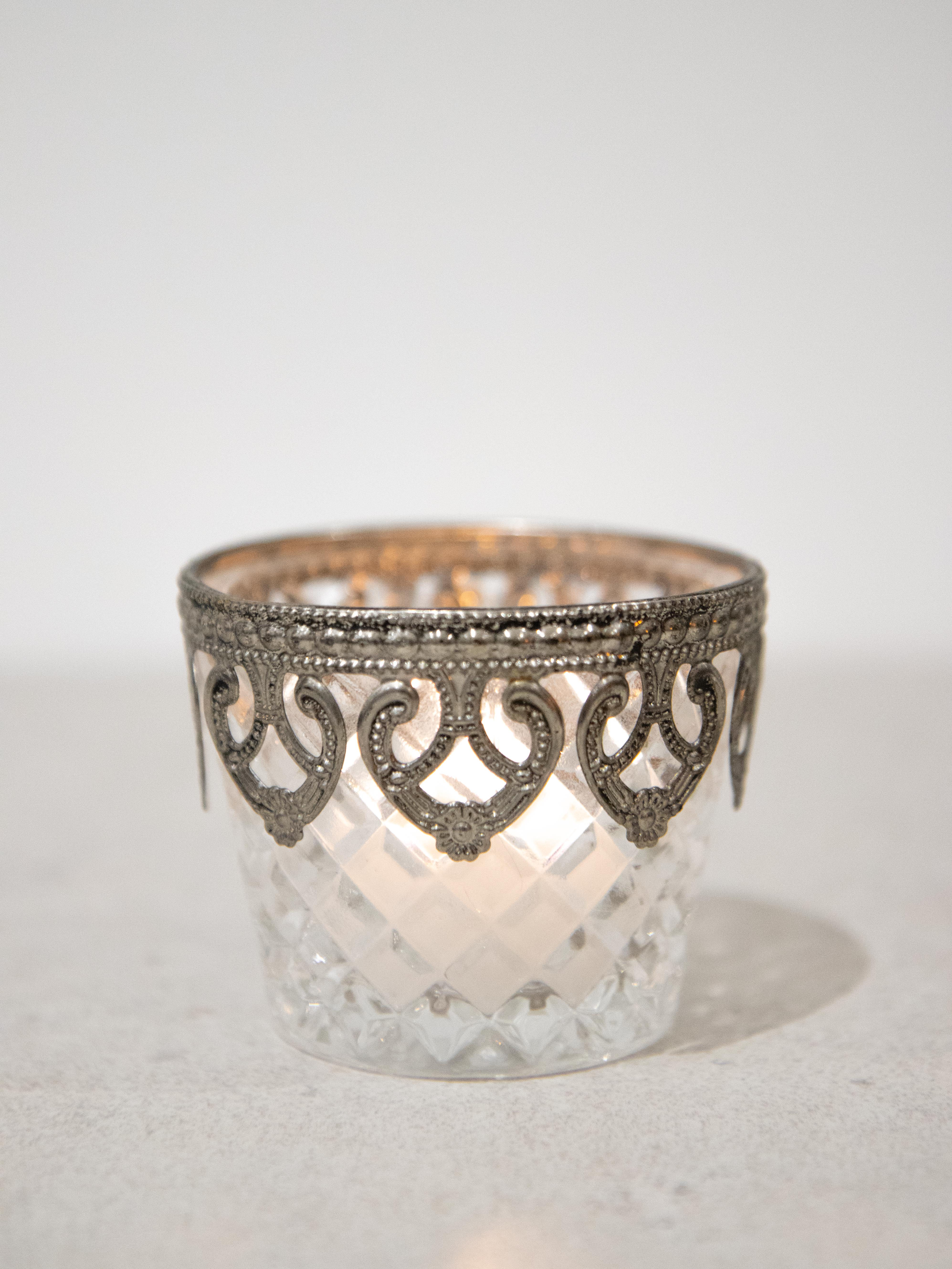 Short Baroque Tealight Holder