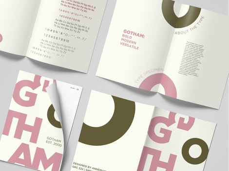 Gotham Type Specimen Version 2