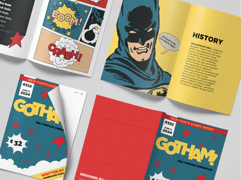 Gotham Font - Type Specimen