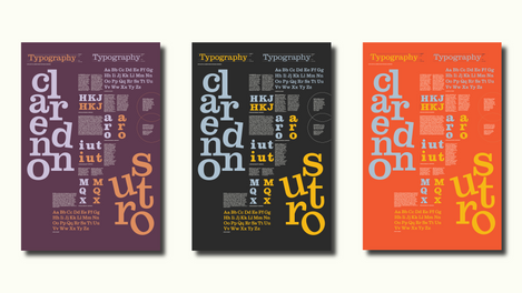 Clarendon vs. Sutro - Additional Color Combinations