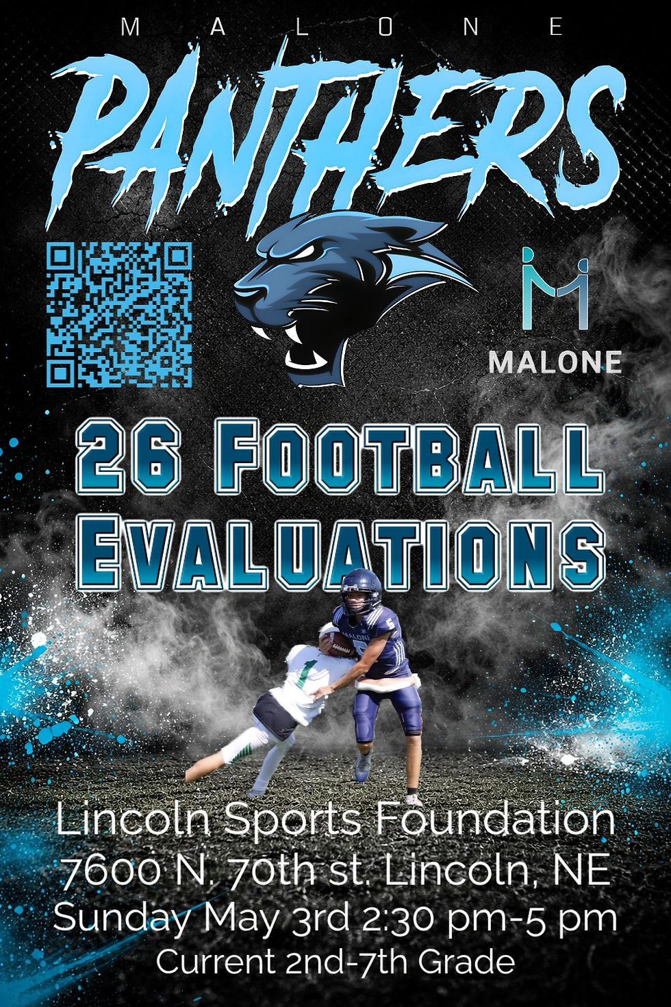 2026 Malone Panthers Football Evaluations