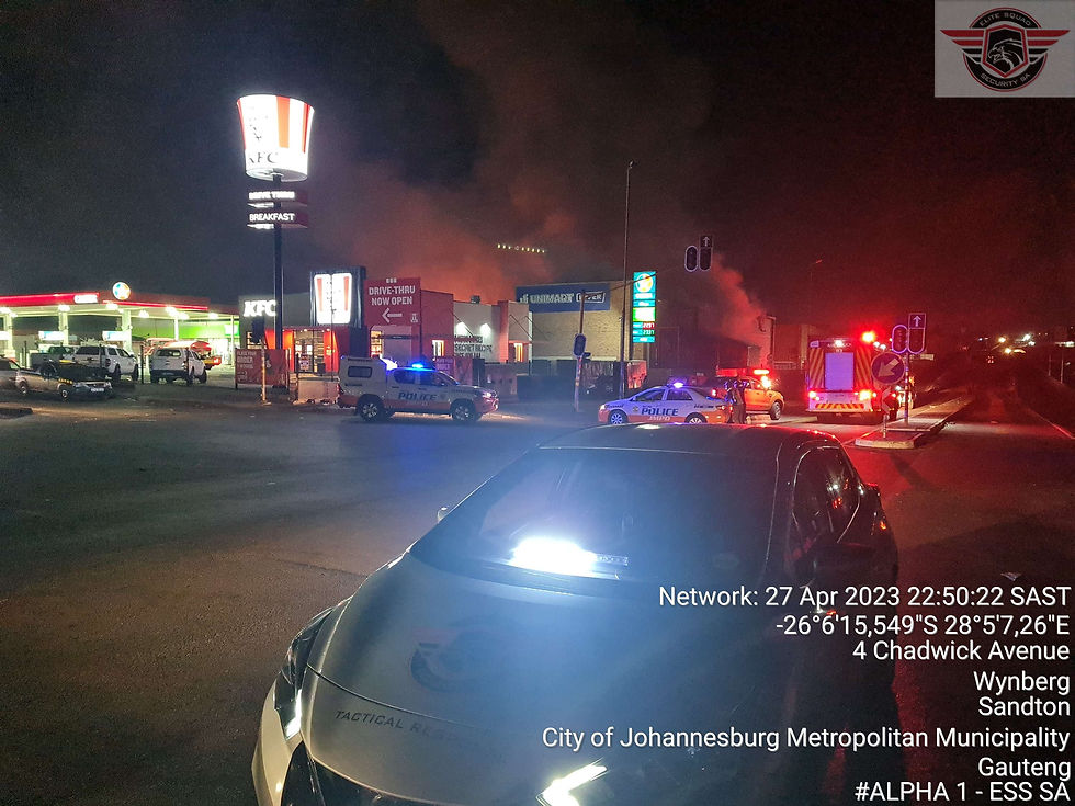 UNIMART BUILDING FIRE ALEXANDER